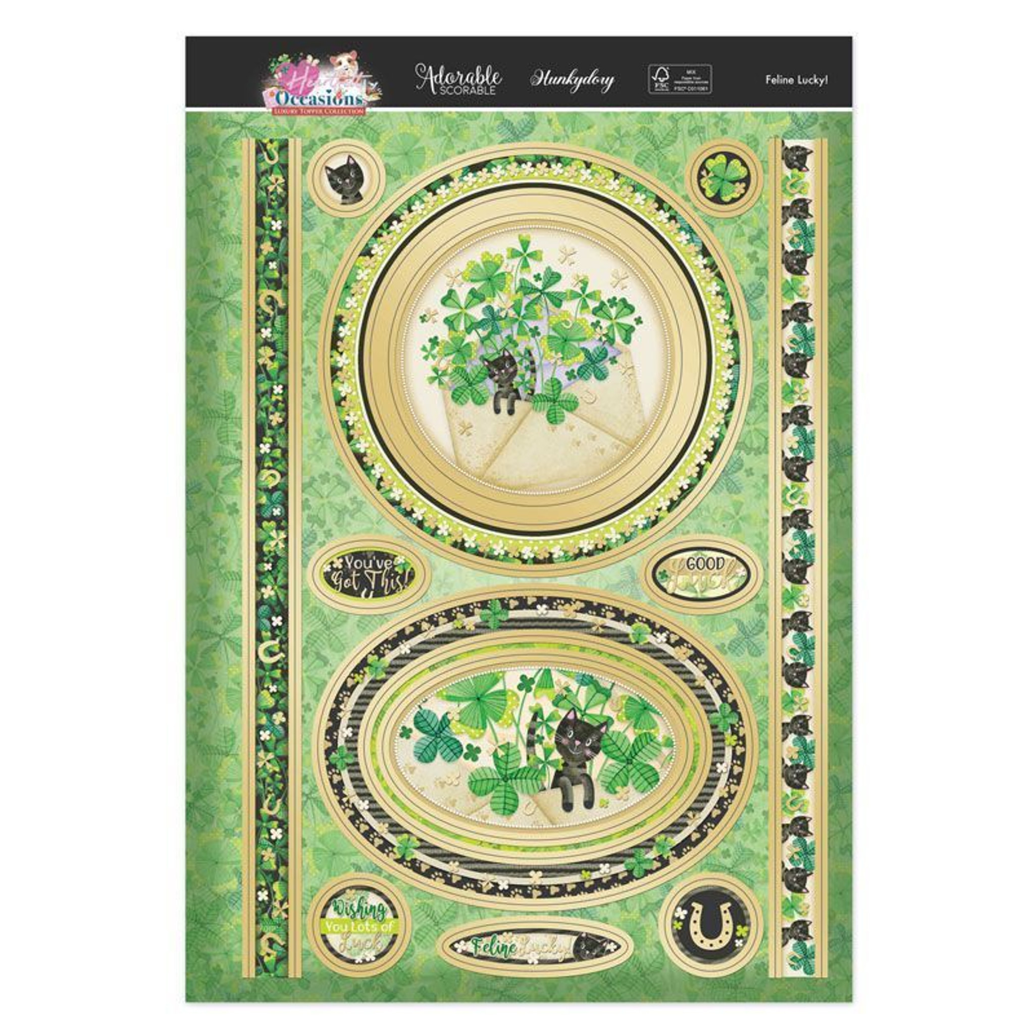 Feline Lucky! - Luxury Card Kit